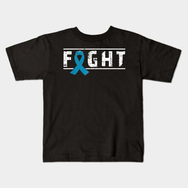 Fight Prostate Cancer Awareness Kids T-Shirt by jordanfaulkner02